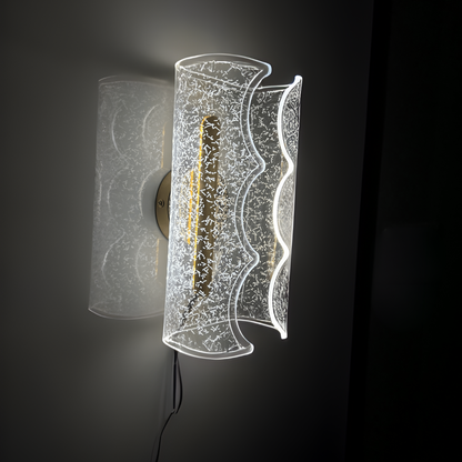 Crystalline Cascade LED Art Light