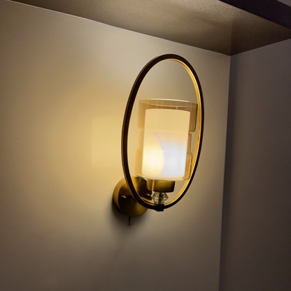 TwinAura Glass Wall Lamp