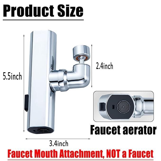 3-in-1 360° Waterfall Kitchen Faucet